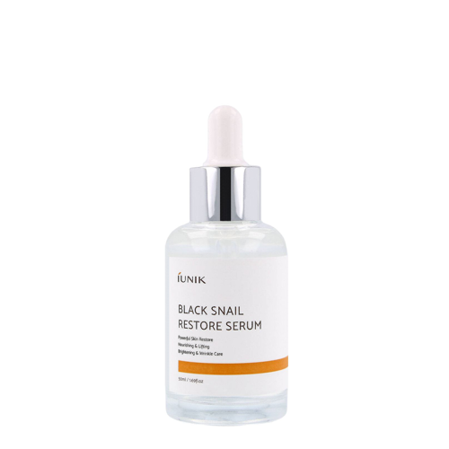 iUNIK - Black Snail Restore Serum - Regenerujące Serum ze Śluzem Ślimaka - 50ml