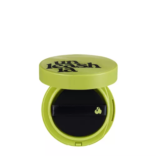 Unleashia - Healthy Green Cushion - Satynowy Podkład w Poduszce SPF30/PA++ - 18 Seashell - 15g