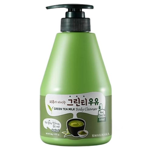 Kwailnara - Green Tea Milk Body Cleanser - Żel do Mycia Ciała - Zielona Herbata - 560ml