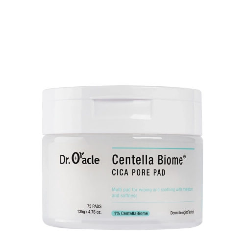 Dr.Oracle - Centella Biome Cica Pore Pad - Łagodzące Płatki do Twarzy - 135g