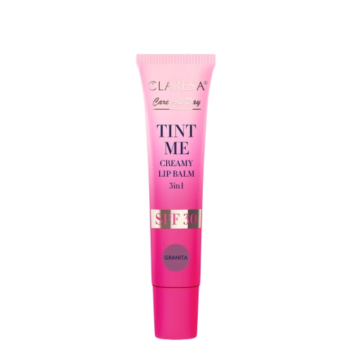 Claresa - Tint Me Creamy Lip Balm 3in1 SPF 30 - Koloryzujący Balsam Do Ust Z Filtrem SPF 30 - Granita - 12 ml