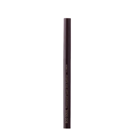 The Saem - Eco Soul Powerproof Super Slim Eyeliner - Wodoodporny Precyzyjny Eyeliner - BR01 - 0,1g