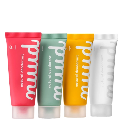 Nuud - Family Pack - Zestaw Naturalnych Dezodorantów w Kremie - 4x20ml