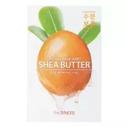 The SAEM - Natural Shea Butter Mask Sheet - Maska w Płacie z Masłem Shea - 21 ml