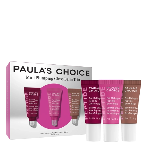 Paula's Choice - Mini Plumping Gloss Balm Trio - Zestaw Balsamów do Ust