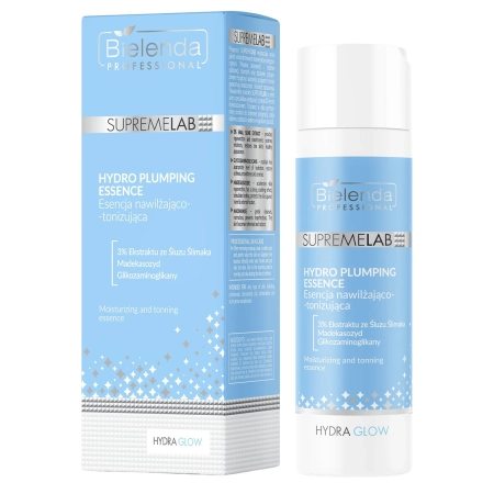 Bielenda Professional - Supremelab - Hydra Glow - Hydro Plumping Essence -  Esencja Tonizująco - Nawilżająca - 200ml