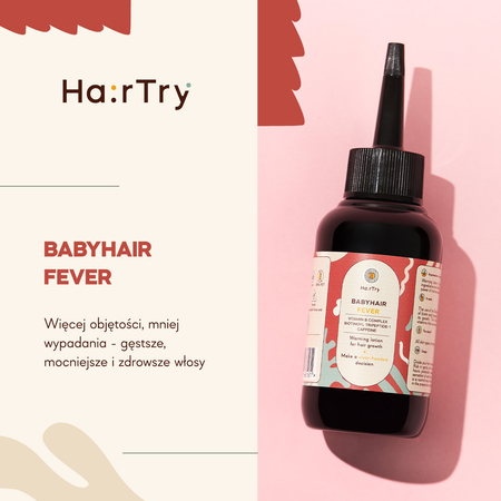 HairTry - Babyhair Fever - Wcierka Rozgrzewająca na Porost Włosów - 100ml 	