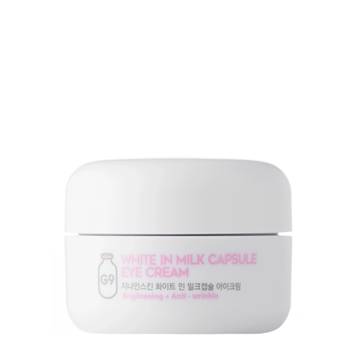 G9Skin - White In Milk Capsule Eye Cream - Rozjaśniający Krem pod Oczy - 30g
