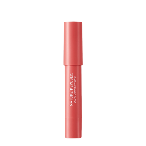Nature Republic - By Flower Eco Crayon Lip Velvet -  Pomadka do Ust - 02 Pink Breeze - 2,8g