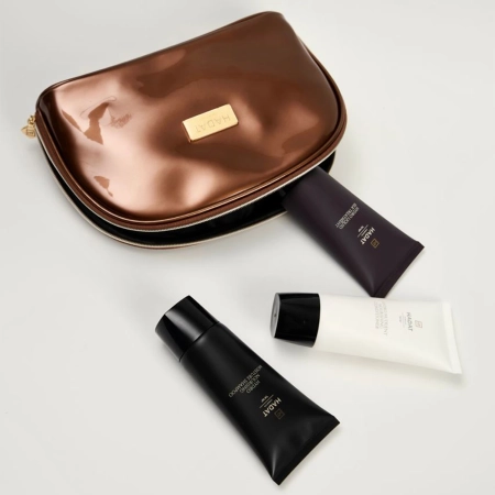 Hadat - Hydro Silk Hair Set - Zestaw Jedwab Do Włosów - Kosmetyczka - 70ml+70ml+70ml