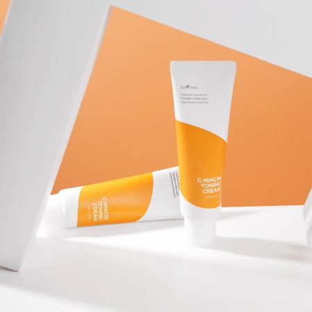 Isntree - C-Niacin Toning Cream - Rozjaśniający Krem do Twarzy - 50ml