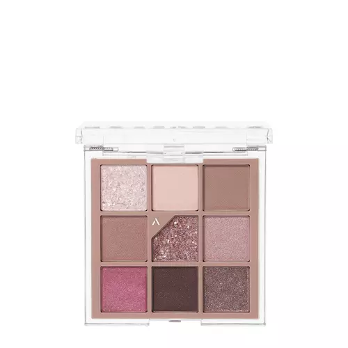 Unleashia - Glitterpedia Eye Palette - Paleta Wegańskich Cieni do Powiek - 5 All of Dusty Rose - 6,6g