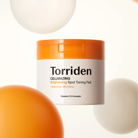 Torriden - Cellmazing Brightening Spot Toning Pad - Rozjaśniające Płatki do Twarzy - 70szt/175ml
