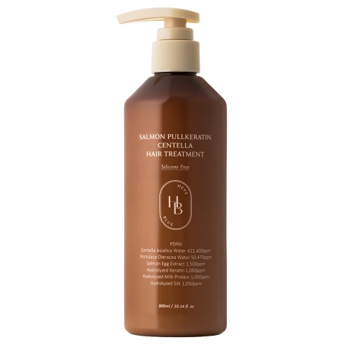 HEVEBLUE - Salmon PullKeratin Centella Hair Treatment - Regenerująca Odżywka do Włosów - 300ml