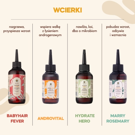HairTry - Hydrate Hero - Nawilżająco-Kojąca Wcierka do Skóry Głowy z Kompleksem NMF i Ektoiną - 100ml