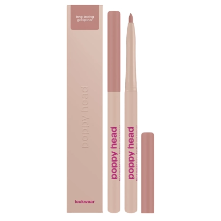 Poppy Head - Lockwear Long-Lasting Gel Lipliner - Długotrwała Żelowa Konturówka do Ust - 02 Blush Hour - 0,6g