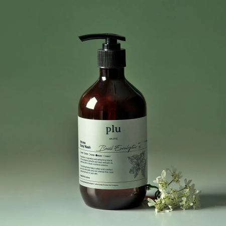 plu - Aroma Body Wash - Żel pod Prysznic - Basil Eucalyptus - 500g