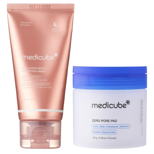 Zestaw - Medicube Smoothing Night Duo - 155ml + 75ml
