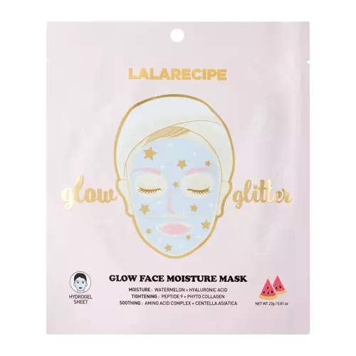 LalaRecipe - Glow Face Moisture Mask - Hydrożelowa Maska Rozświetlająca - 23g - OUTLET