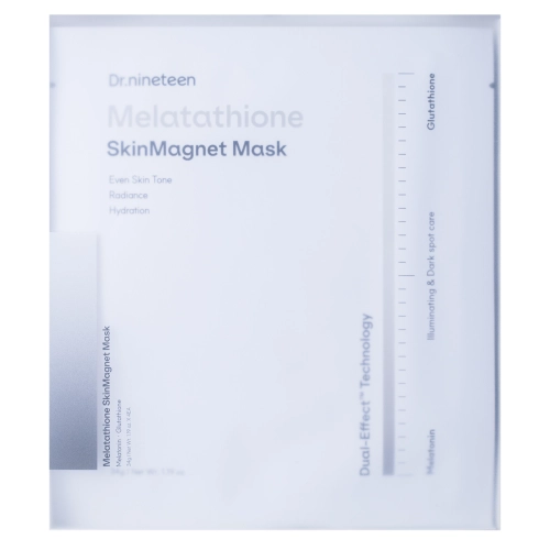 Dr.nineteen - Melatathione Skin Magnet Mask - Zestaw Rozjaśniających Masek Hydrożelowych - 4x34g
