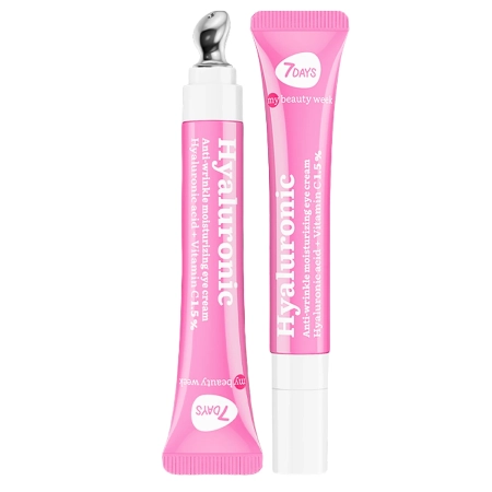 7DAYS - My Beauty Week - Hyaluronic Anti-Wrinkle Moisturizing Eye Concentrate - Nawilżający Krem-Żel pod Oczy - 18ml