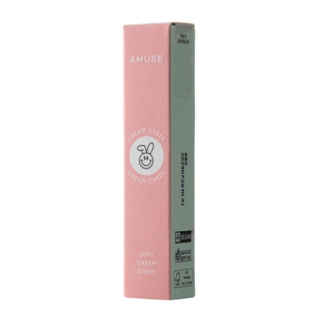 Amuse - Soft Cream Cheek - Kremowy Róż do Twarzy - 03 Peach Tan - 3g - OUTLET