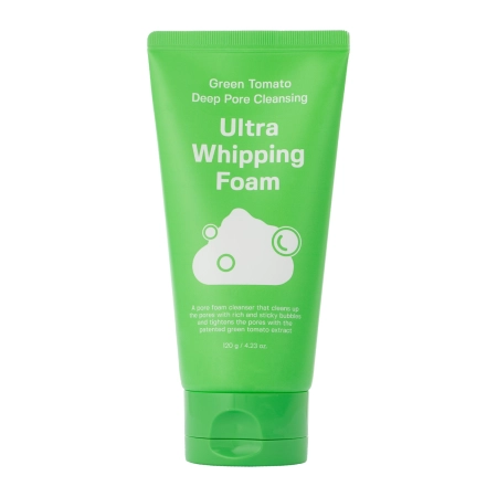 Sungboon Editor - Green Tomato Deep Pore Cleansing Ultra Whipping Foam - Oczyszczająca Pianka do Twarzy - 120g
