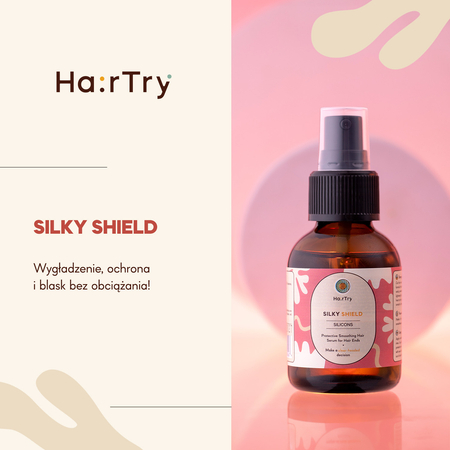HairTry - Silky Shield - Ochronne Serum Wygładzające Na Końcówki Włosów - 50ml