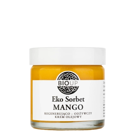 Bioup - Eko Sorbet Mango - Odżywczy Krem Olejowy z Jojobą, Rokitnikiem i Witaminą E - 60ml 