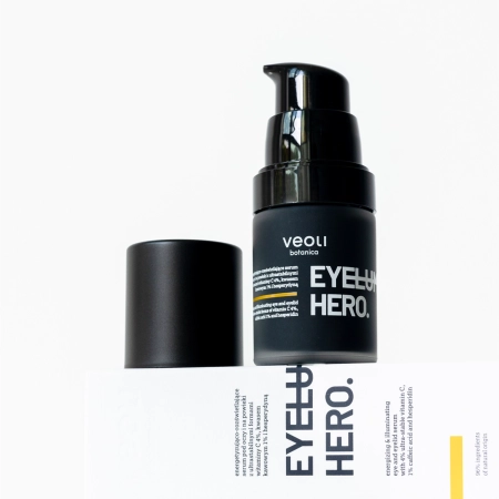Veoli Botanica - Eyeluminate Hero - Energetyzująco-Rozświetlające Serum pod Oczy z Ultrastabilnymi Formami Witaminy C - 15ml