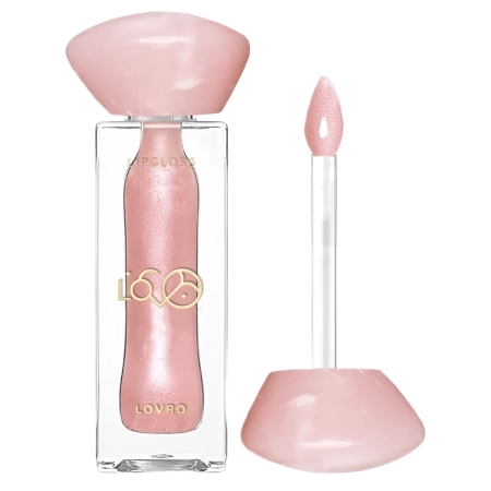 LOVRO - Bloomlight Lipgloss - Błyszczyk Optycznie Powiększający Usta z Efektem Chłodzenia - 03 Pearl Whisper - 5,5g