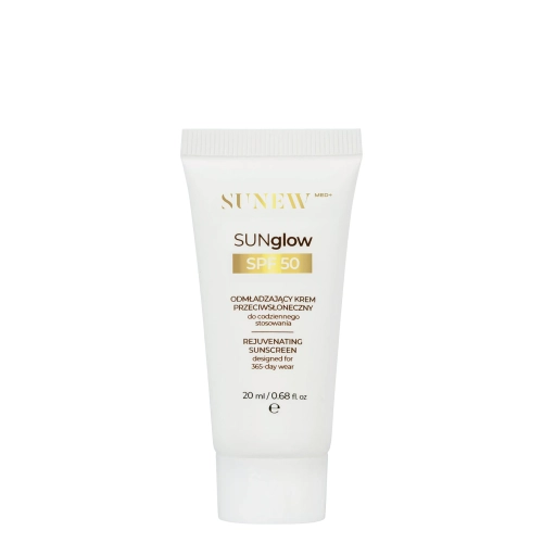 SunewMed+ - SUNglow SPF50 Odmładzający Krem Przeciwsłoneczny do Twarzy - 20ml