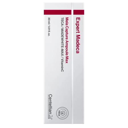 Centellian24 - Madeca Mela Capture Ampoule Max - Rozjaśniająco-Nawilżające Serum do Twarzy - 30ml