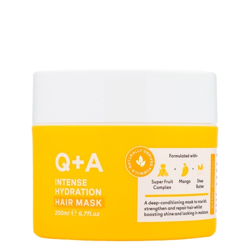 Q+A - Intense Hydration Hair Mask - Intensywnie Nawilżająca Maska do Włosów - 200ml