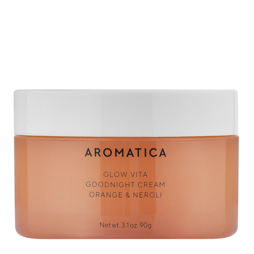 Aromatica - Glow Vita Goodnight Cream Orange & Neroli - Nawilżający Krem na Noc z Niacynamidem i Ceramidami - 90g