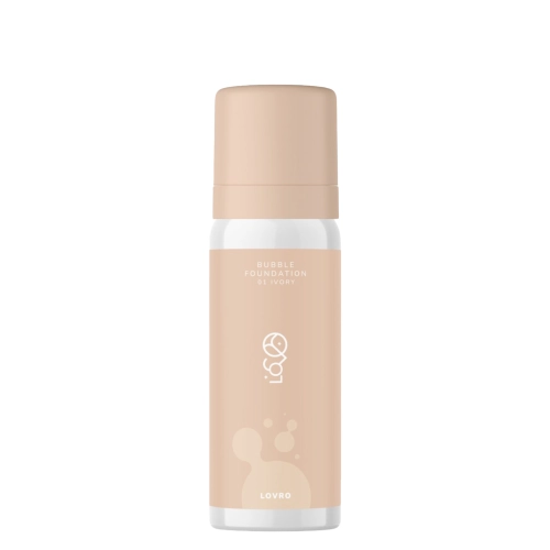 LOVRO - Bubble Foundation - Podkład o Napowietrzonej Rozświetlającej Formule - 01 Ivory - 50ml