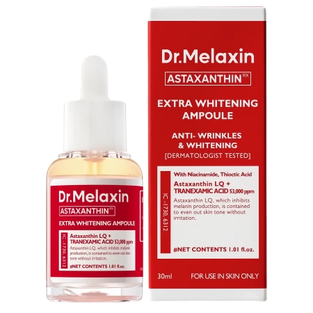 Dr.Melaxin - Astaxanthin Brightening Ampoule - Rozjaśniające Serum-Ampułka z Astaksantyną - 30ml