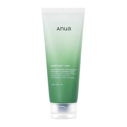 Anua - Heartleaf Quercetinol Pore Deep Cleansing Foam - Dogłębnie Oczyszczająca Pianka do Twarzy - 150ml