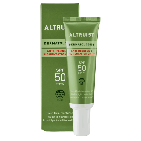 Altruist - Anti-Redness & Pigmentation SPF50 Light - Krem SPF 50 Redukujący Zaczerwienienia i Przebarwienia - 30ml 
