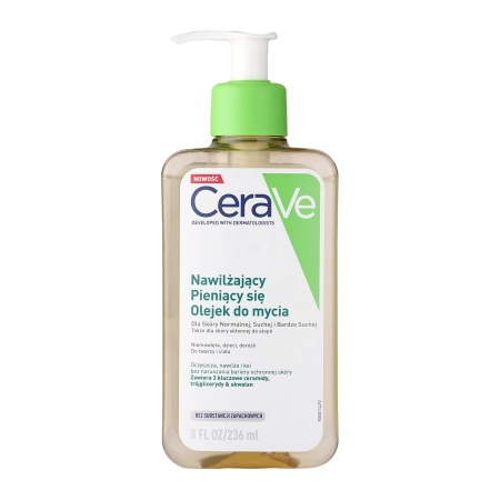 CeraVe - Nawilżający Pieniący się Olejek do Mycia - 236ml