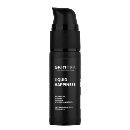 SkinTra - Liquid Happiness - Serum z Retinalem 0,3% na Twarz i pod Oczy - 30ml