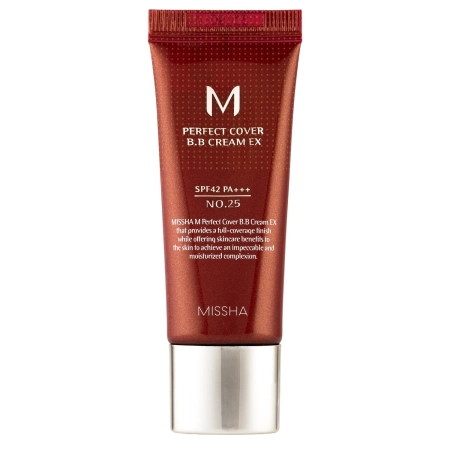 Missha - M Perfect Cover BB Cream SPF42/PA+++ - Kryjący Krem BB - No.25 Warm Beige - 20ml