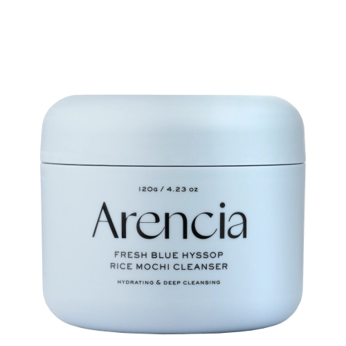 Arencia - Fresh Blue Hyssop Rice Mochi Cleanser - Nawilżająca Pasta do Oczyszczania Twarzy - 120g