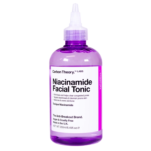 Carbon Theory - VaPOREize Niacinamide Facial Tonic - Oczyszczający Tonik z Niacynamidem - 250ml