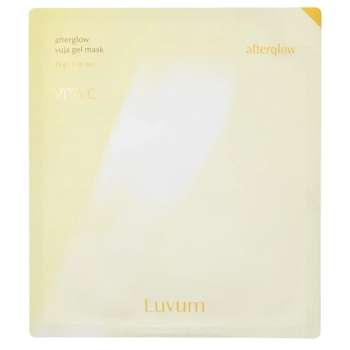 Luvum - Afterglow Yuja Gel Mask - Rozświetlająca Maska Hydrożelowa - 1szt/33g