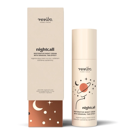 Resibo - Nightcall - Regenerujący Krem na Noc z Efektem Subtelnej Opalenizny - 50ml
