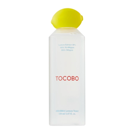 Tocobo - AHA BHA Lemon Toner - Tonik Cytrynowy z Kwasami AHA i BHA - 150ml - OUTLET