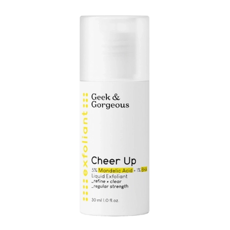 Geek & Gorgeous - Cheer Up - Średni Eksfoliant do Cery Mieszanej i Trądzikowej z 6% Kwasów Migdałowego i BHA - 30ml