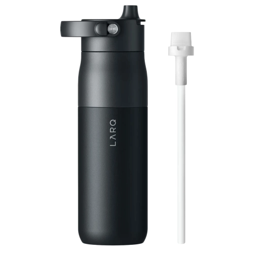 LARQ - Bottle Swig Top - Butelka Termiczna ze Słomką - Obsidian Black - 1L