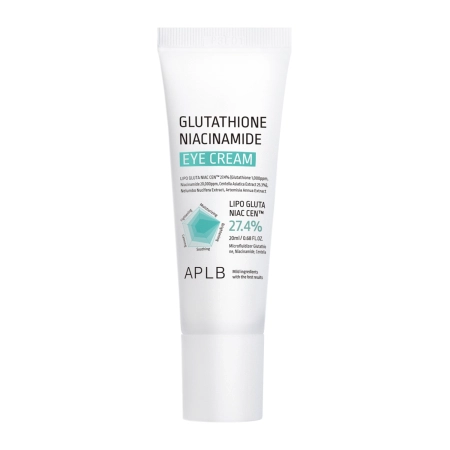 APLB - Glutathione Niacinamide Eye Cream - Rozjaśniający Krem pod Oczy - 20ml